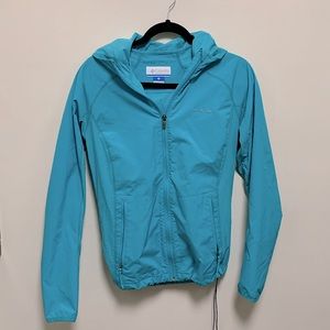 Columbia - Omni Shield Advanced Repellency Blue Zip Up Jacket